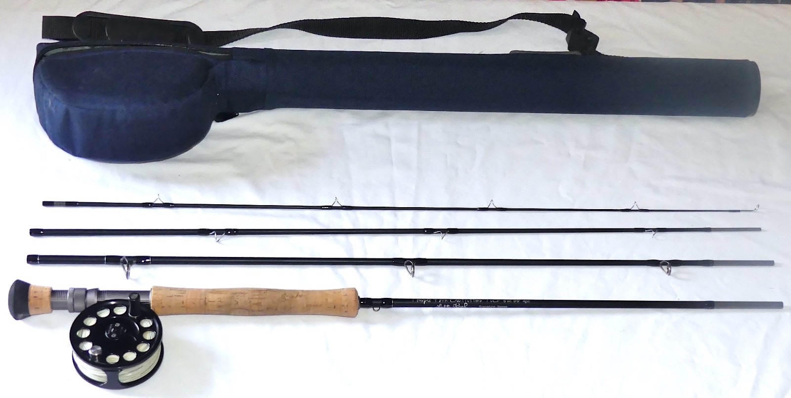 Bauer JM2 Fly Reel & Temple Fork Lefty Kreh 4pc 9’0″ Fly Rod and Sage Carry Case