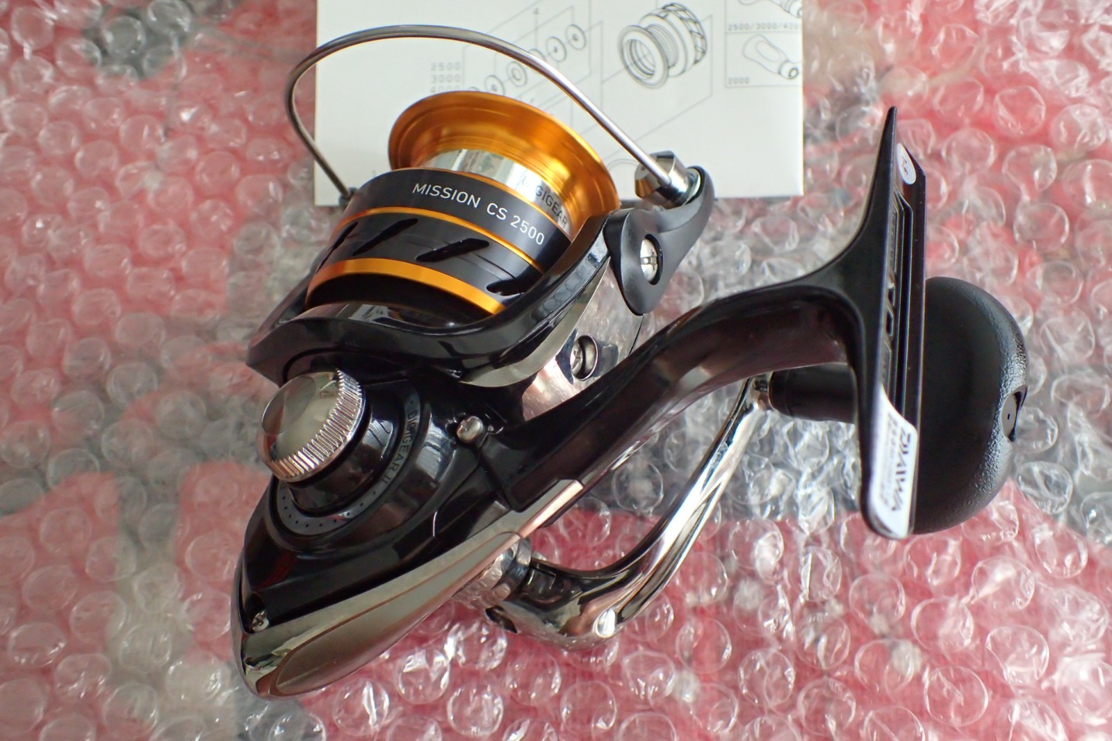 DAIWA MISSION CS 2500 Spinning Fishing Reel 3/1BB 5.3:1 Fresh/Saltwater Reel