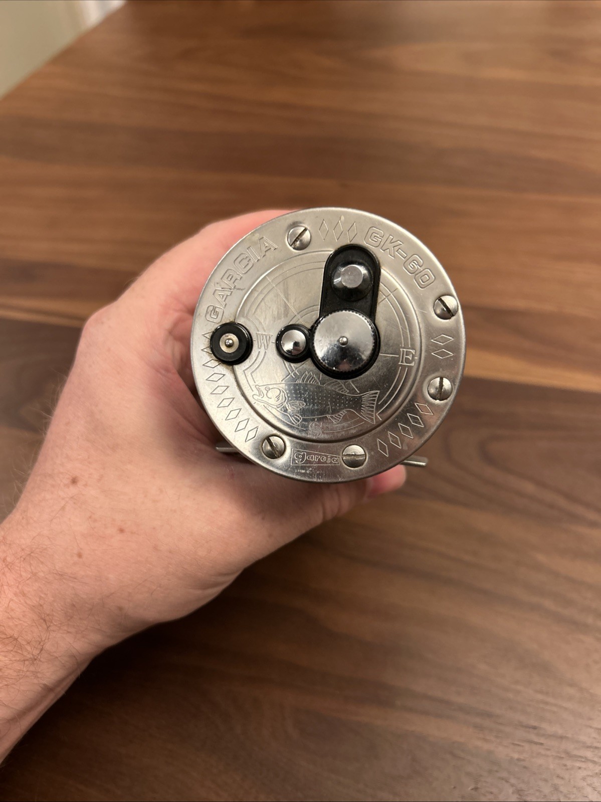 GARCIA KINGFISHER GK-60 Fishing Reel Level Wind Baitcast Trolling L7