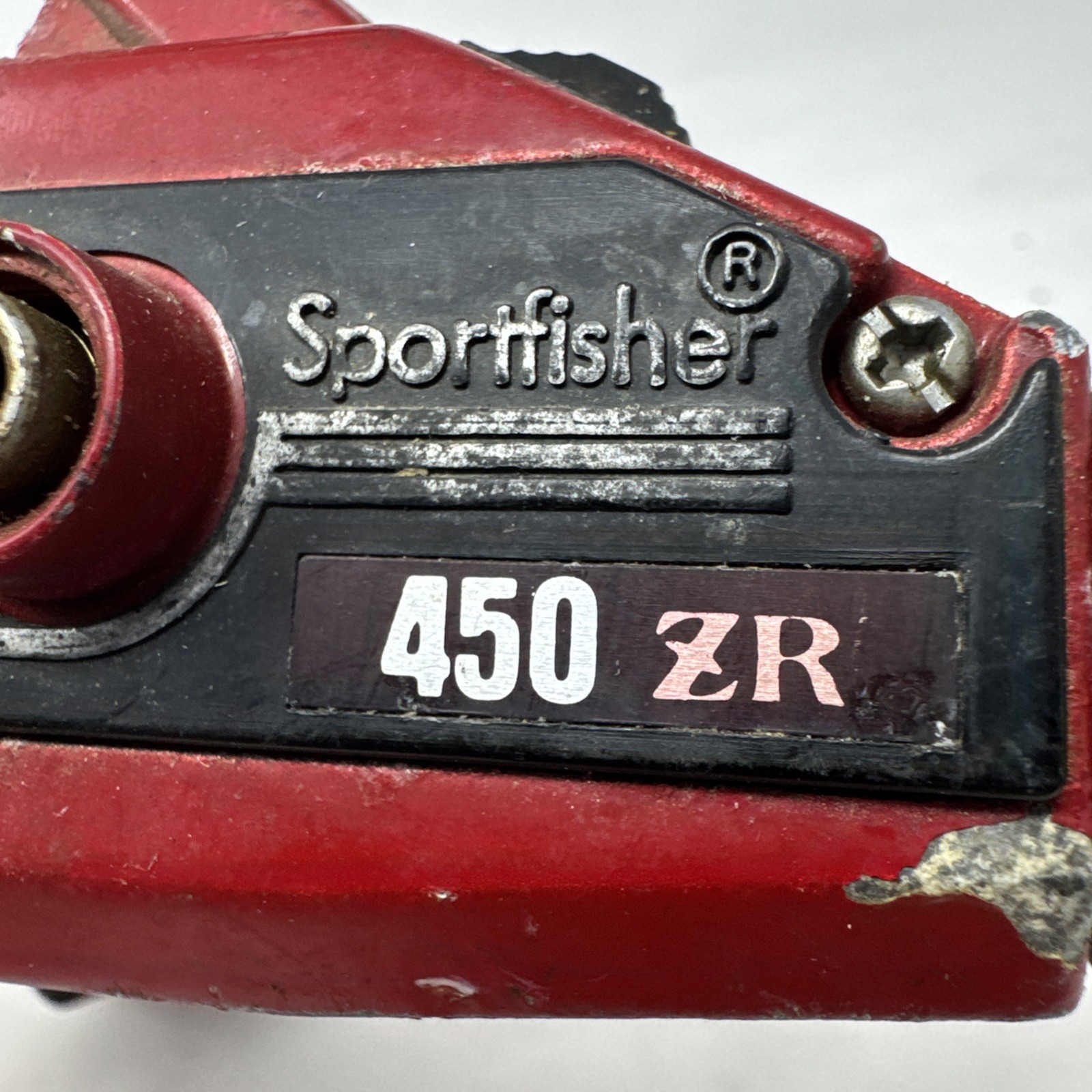 Sportfisher 450 ZR Spinning Reel – Vintage Red – High Speed Graphite Spool