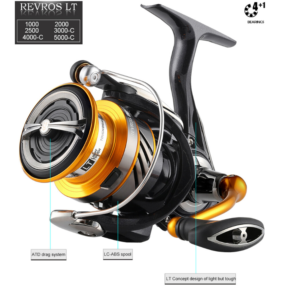 DAIWA Revros LT Spinning Fishing Reel 4/1BB 12kg Max Drag Fresh / Saltwater Reel