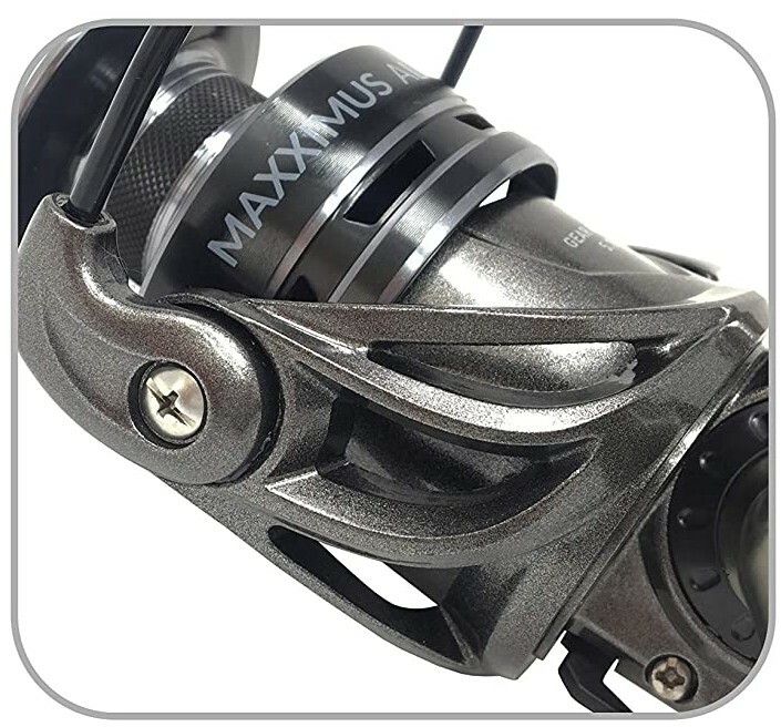 FLADEN MAXXIMUS ALU PRO SPINNING REEL+SPARE SPOOL SEA LURE GAME COARSE BASS PIKE
