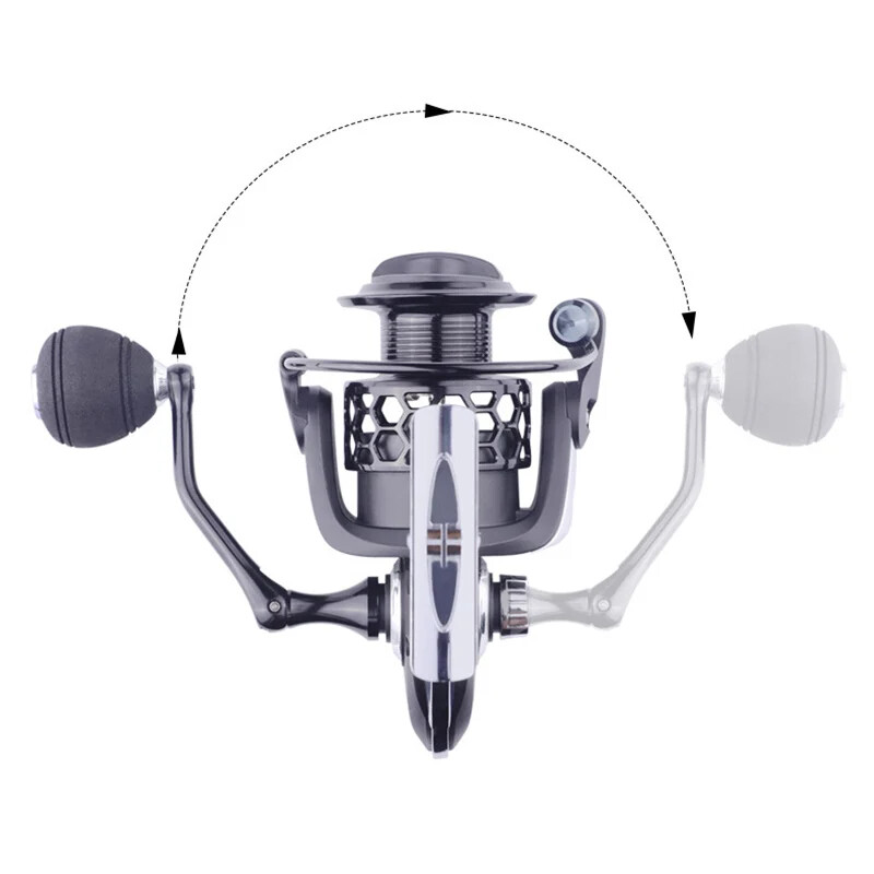 Fishing Reel 1000-7000 Series 8kg Max Drag Lure Long Shot Metal Spinning wheel