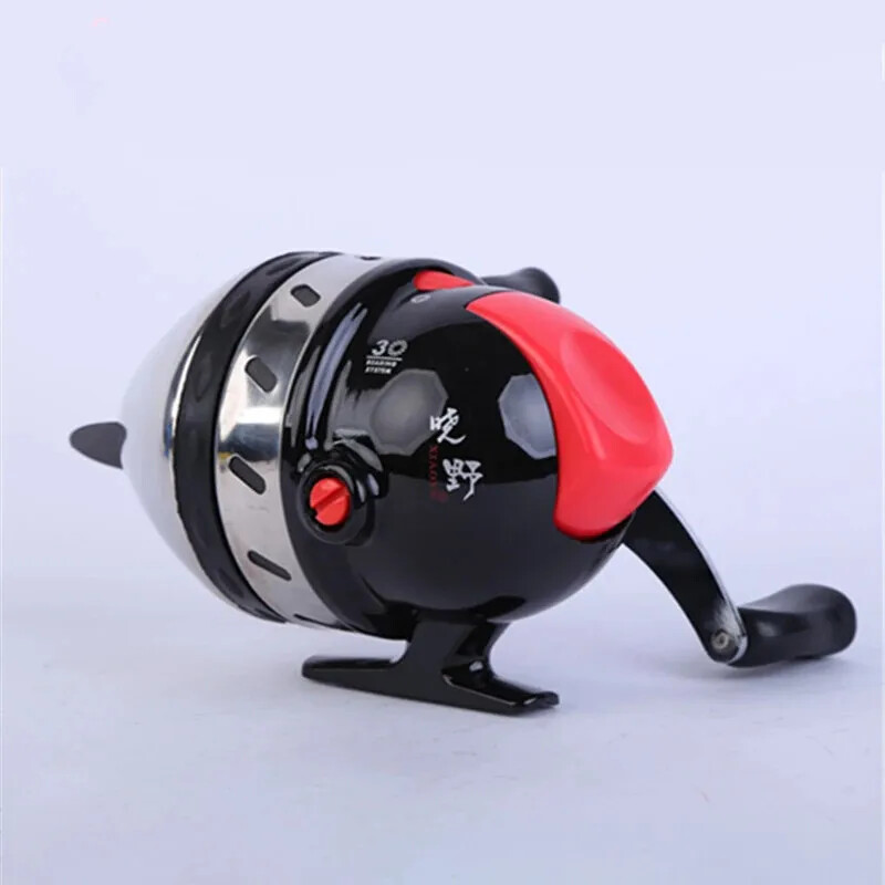 Stainless Steel Fishing Reels for Slingshot Shooting Speed Ratio 3.4:1 Closed