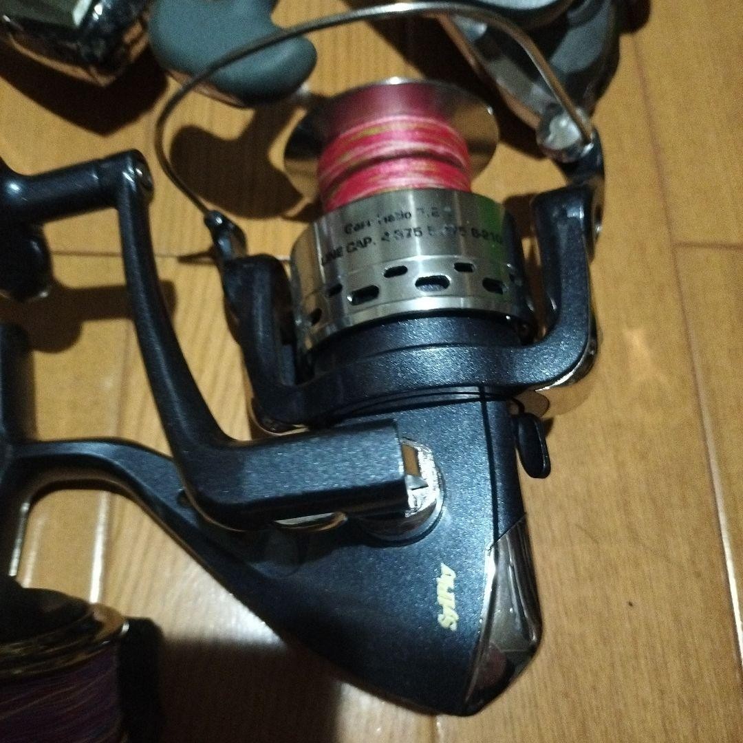 Spinning Reel 12-Piece Set Multi-color Black Red Blue Silver Purple