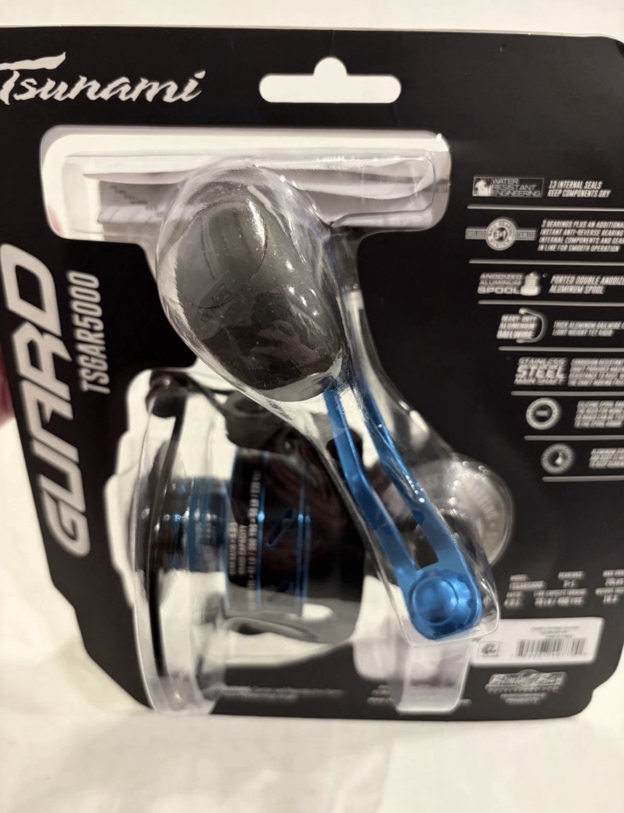 Tsunami Guard TSGAR5000/ Spinning Reel Water Resistant 4.9:1 20lb Drag