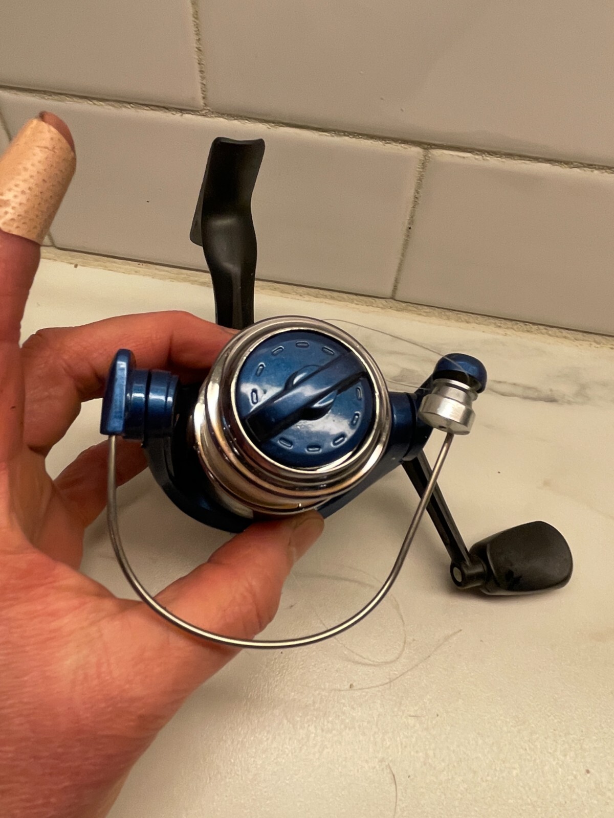 BLUE SHAKESPEARE REVERB RBSP30 OPEN FACE SPINNING REEL WITH LINE 5.5:1
