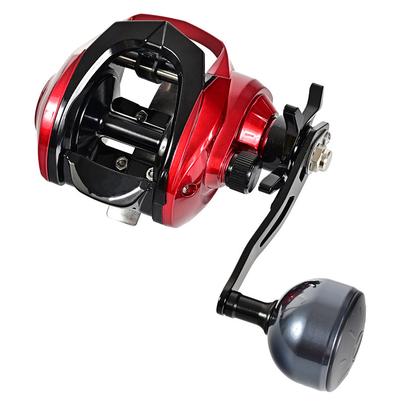 1pc Metal 5.5:1 Speed Ratio Fishing Reel, 4+1BB Far Throwing Baitcasting Reel,