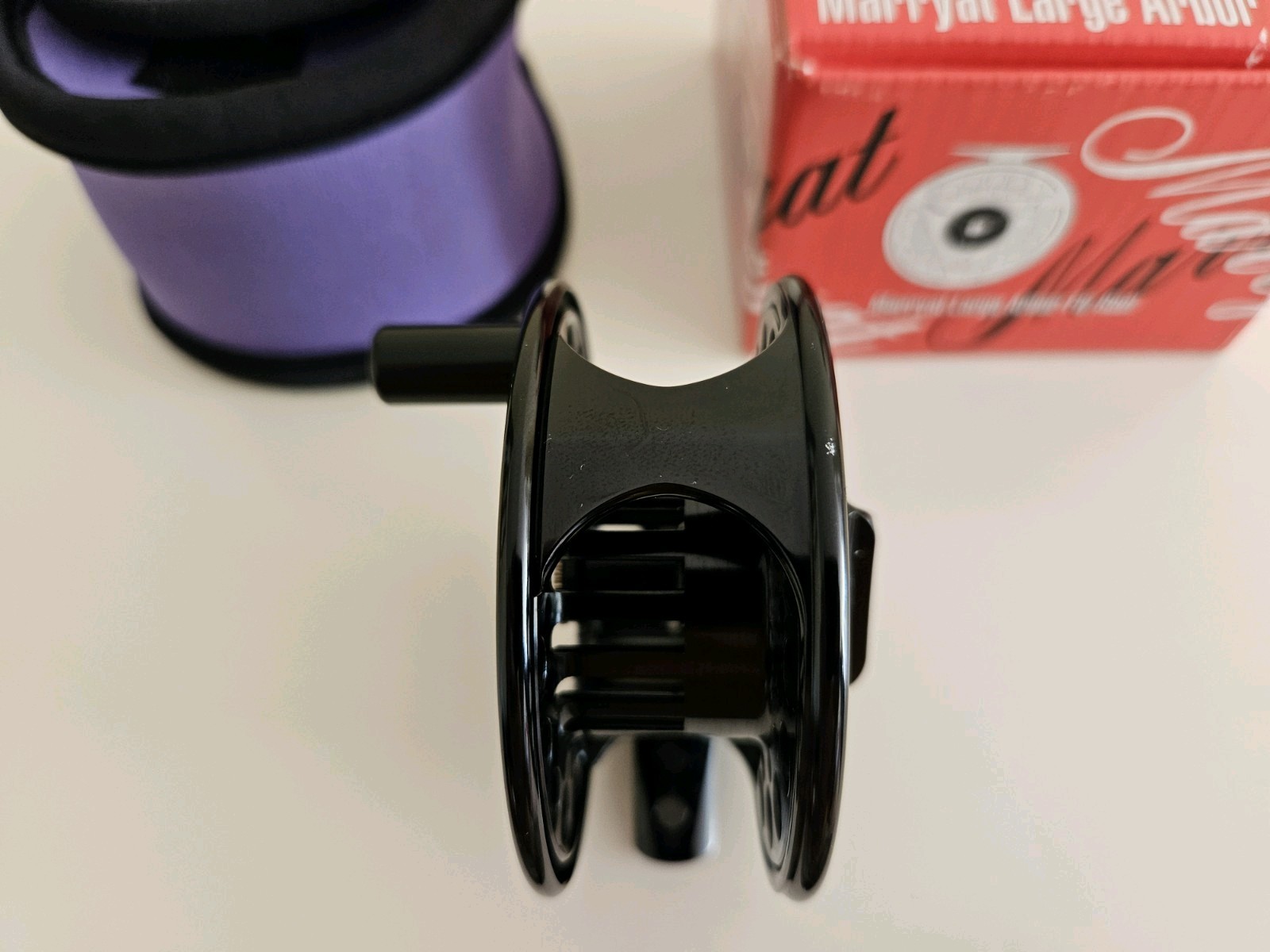 Marryat M-2 Large Arbour fly reel (complete with box and neoprene pouch)
