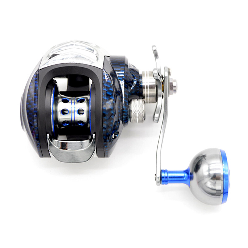 Low Profile Baitcaster Lure Fishing Reel 7 Bearings 7.1:1 Smooth Right/Left Hand