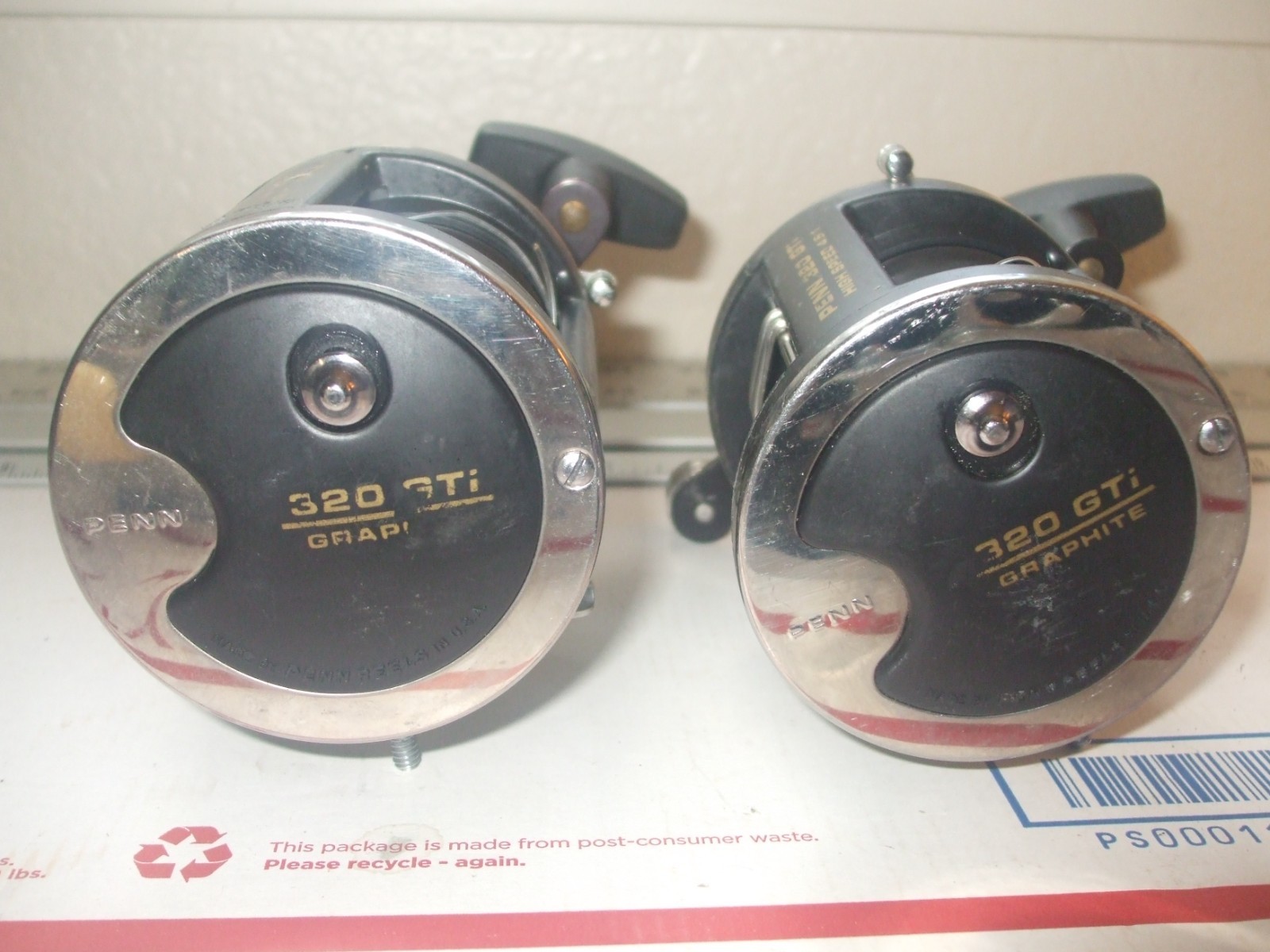 LOT OF 4 PENN CONVENTIONAL REELS 2 320 GTI 309 LEVEL WIND LONG BEACH 60