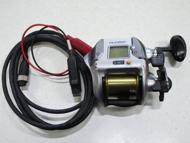 Shimano 15 Premio 3000 Electric Reel Big Game w/Cord Used Good Condition Japan