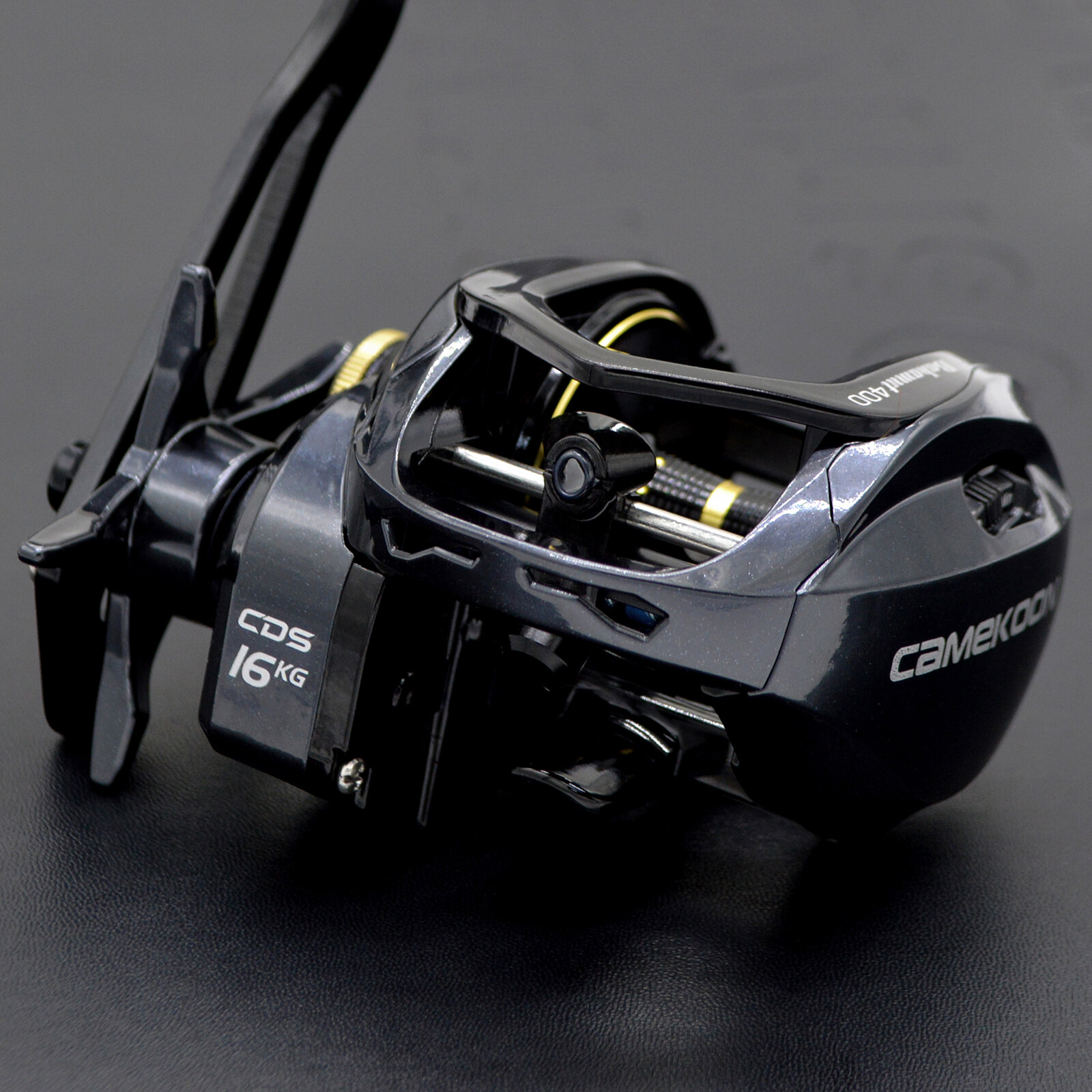 CAMEKOON Bahamut 400 Baitcasting Reels Jigging Fishing Carbon Frame Power Handle