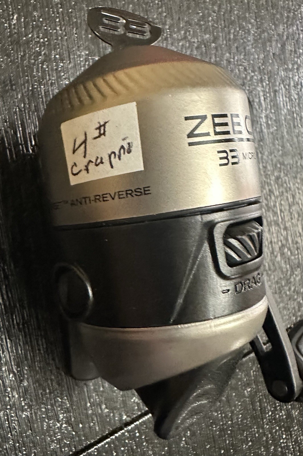 Zebco 33 Spincast Fishing Reel, Changeable Right or Left-Hand Retrieve Open Box