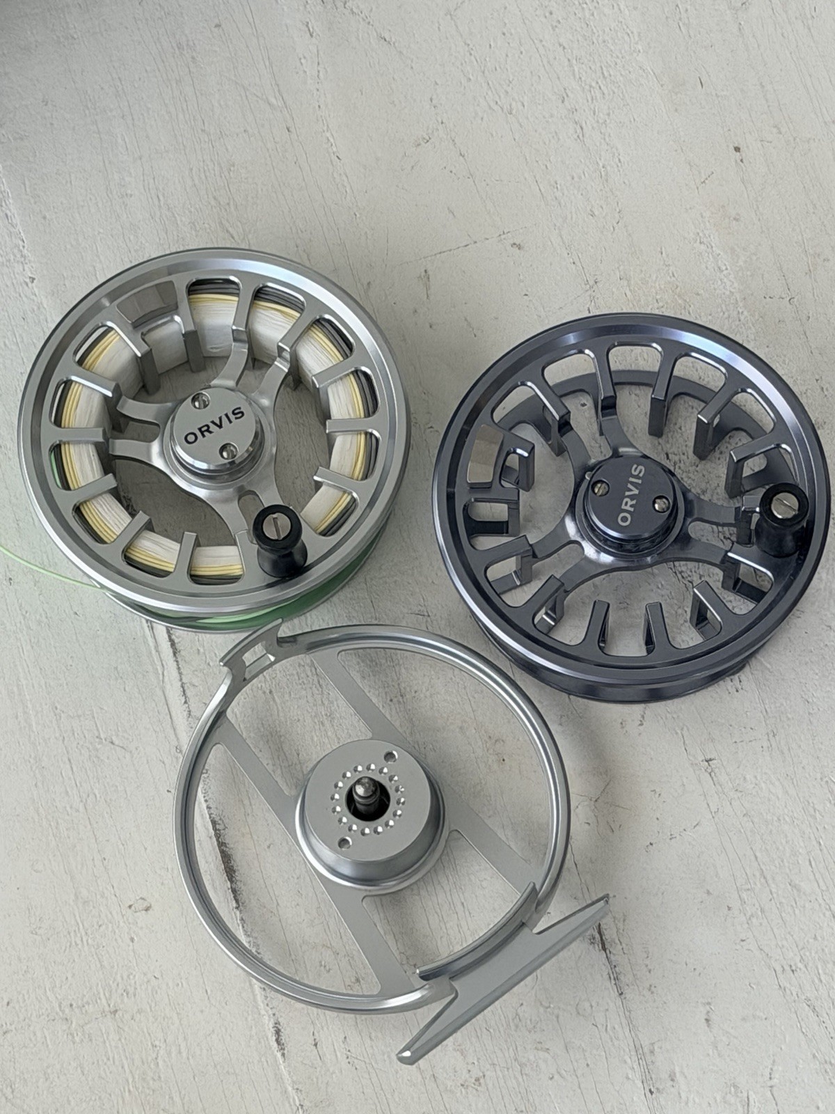 **BEAUTIFUL**🔥ORVIS HYDROS SL III 5-7wts Super Lrg Arbor Reel & Extra Spool🔥