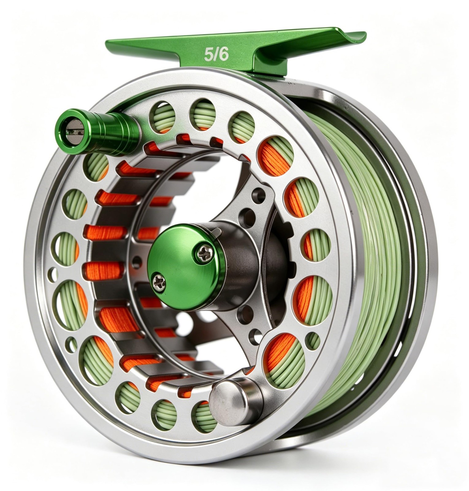 Fly Fishing Reel with Aluminum Alloy Body 5/6wt Die Cast Pre-Loaded Fly Reel …