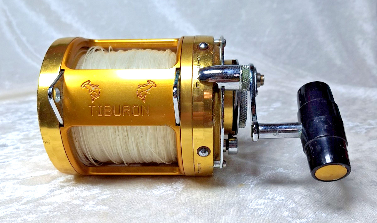 PENN International 50W Fishing Reel W/ Gold Tiburon Frame Upgrade