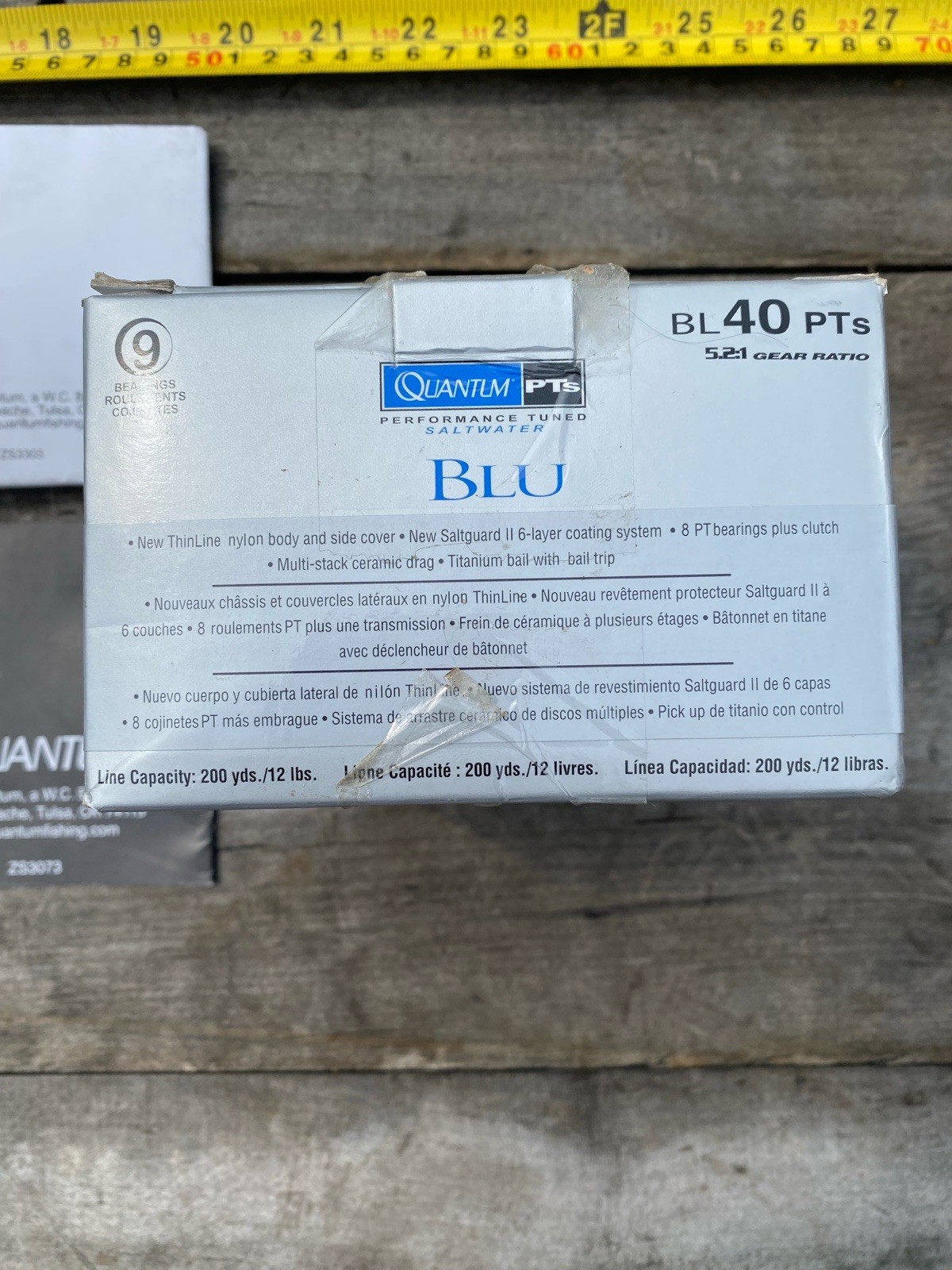 NEW Quantum Energy 40PTi! Titanium Bail!MAGNETIC BAIL TRIP BLUE 40