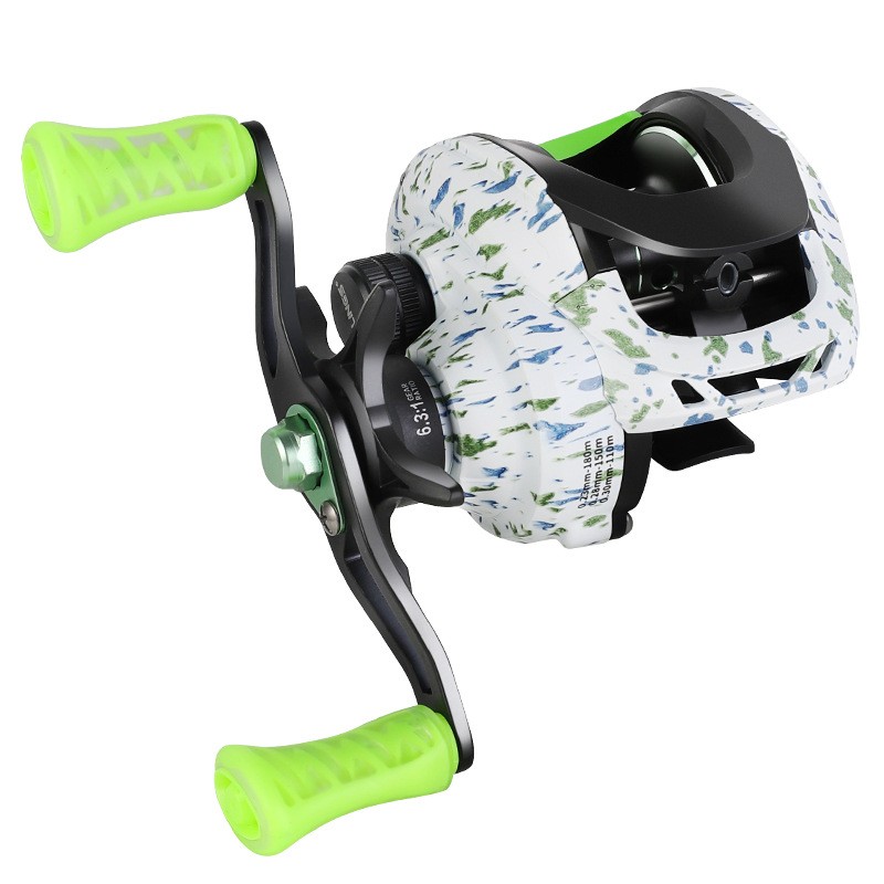 L/R Hand Fishing Baitcasting Reel 4+1BB 6.3:1 Gear Ratio Salt/Freshwater