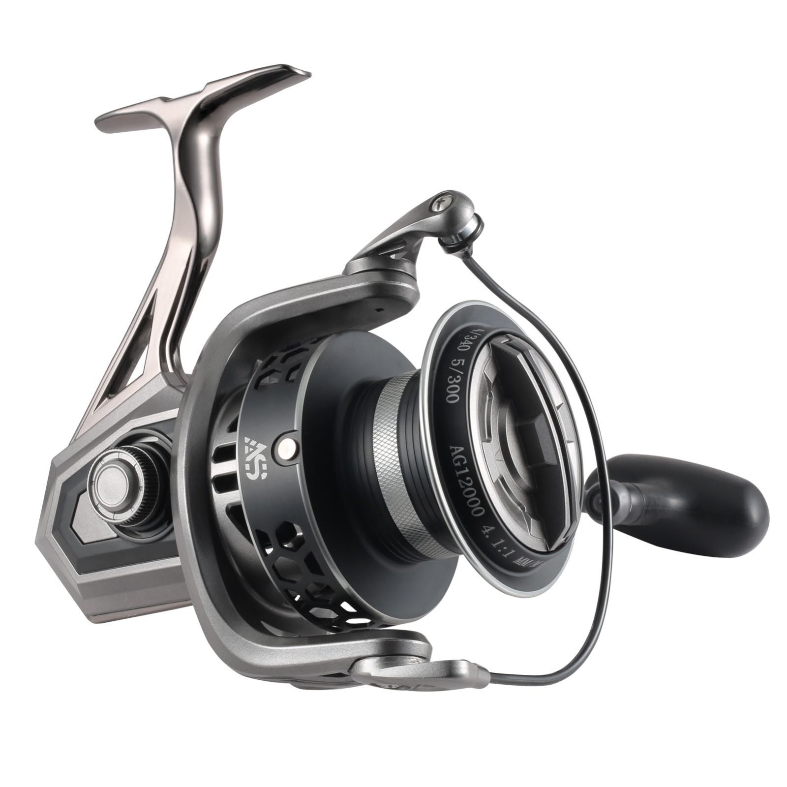 High-Power Spinning Reel 8000/10000/12000 – Aluminum Frame, 55LB Drag, Surf & In