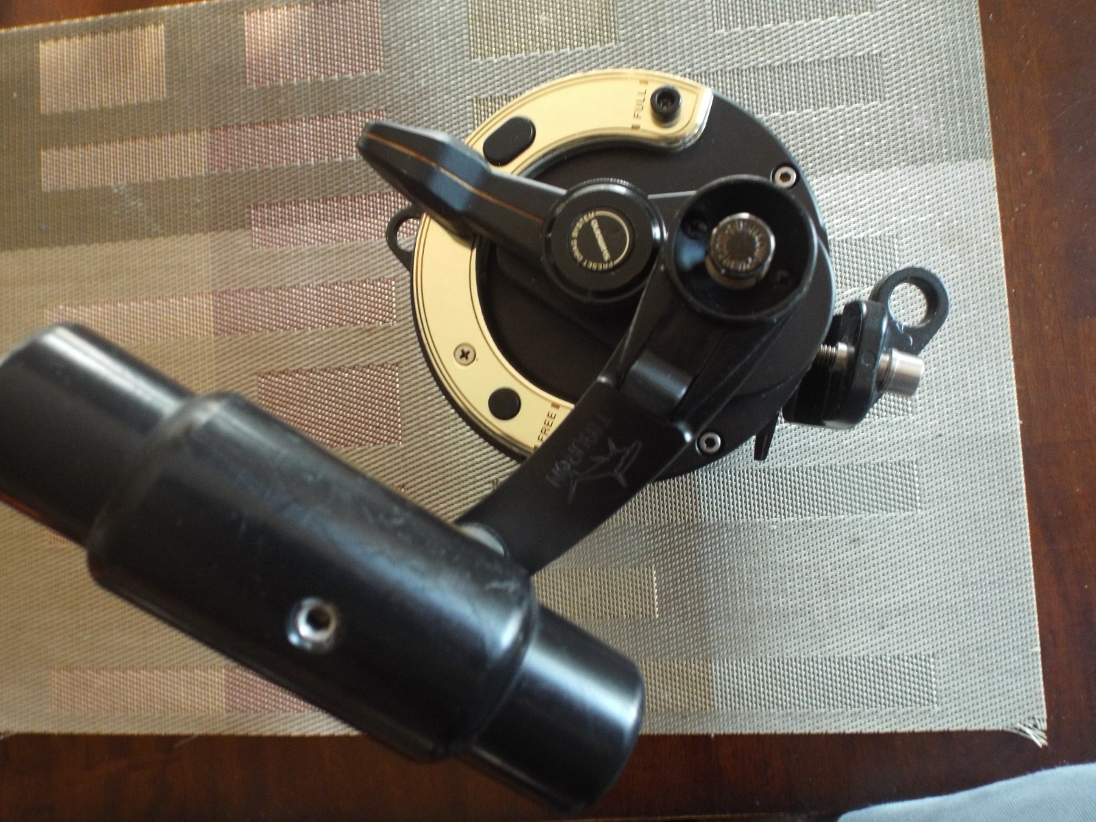 SHIMANO TLD 50 LRSA 2 WPEED REEL WITH WILL FISH FRAME AND TIBURON HANDLE