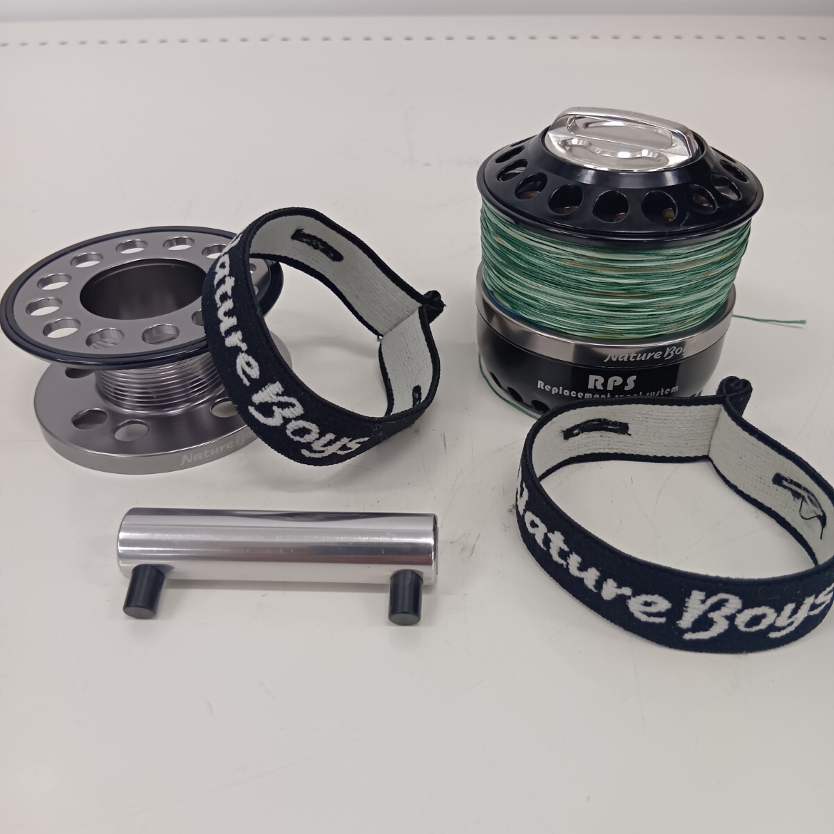 Nature Boys RPS & RP Bobbin 16000S Fishing Spool Set, Used, Damaged