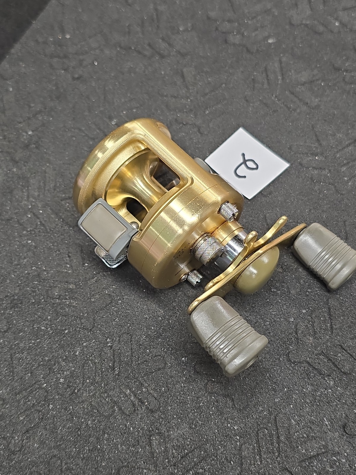 Vintage Shimano Calcutta 50 Gold Round Baitcasting Reel – Made In Japan #2