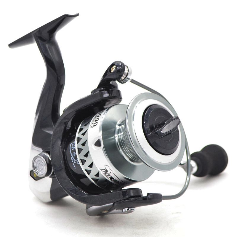 Lightweight Spinning Fishing Reel Aluminum Spool 5+1 Ball Bearings 15LB Max Drag