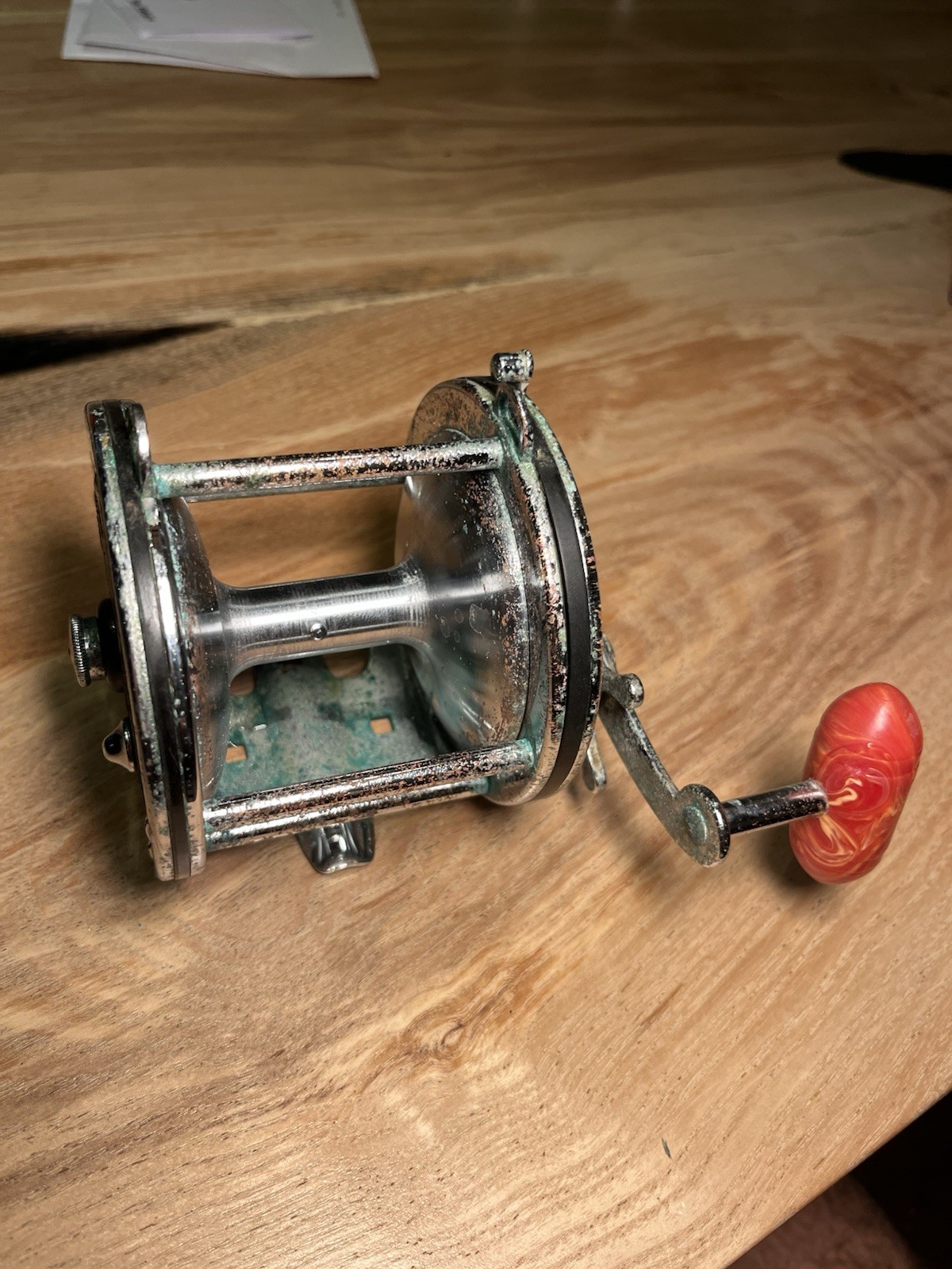 Penn Reels Senator 4/0 Vintage Fishing Reel W/ Box & Accessories (See Desc)