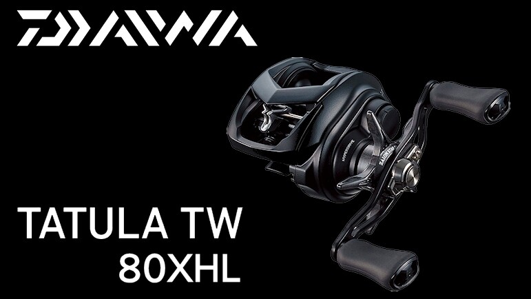 Daiwa 22 Tatula TW 80XHL Left Bait Reel Gear 8.1 Toughness Compact bass fishing