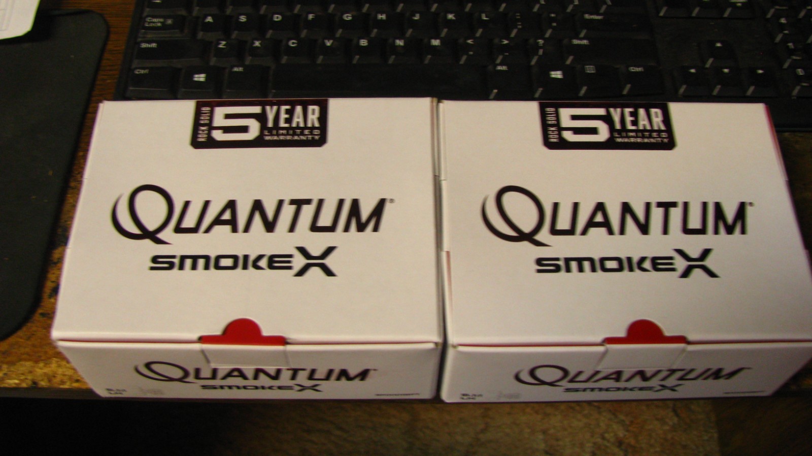 Quantum „smoke“ baitcast reel, SMX101SPT, nib ,LH, 2 ct, free shipping