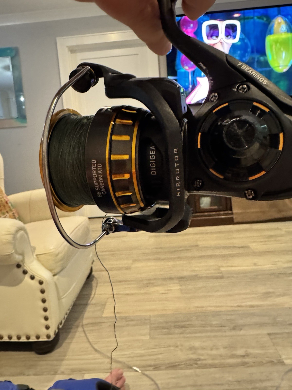 Daiwa BG5000 Saltwater Spinning Reel Power Pro 40lbs