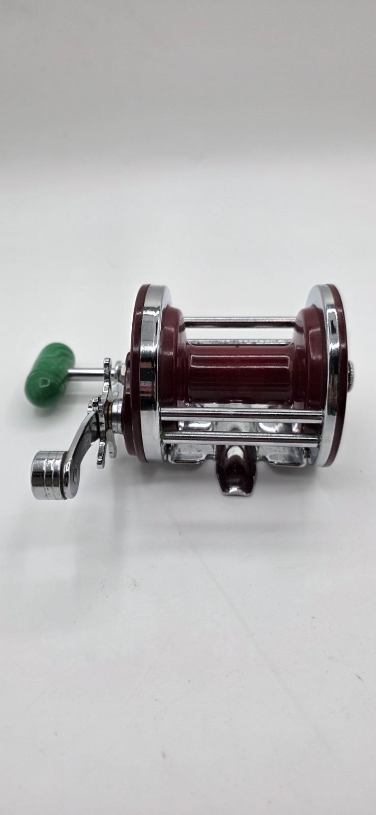 Penn Jigmaster 500L Reel Red Plates Made USA w/ Box Accessories Tested