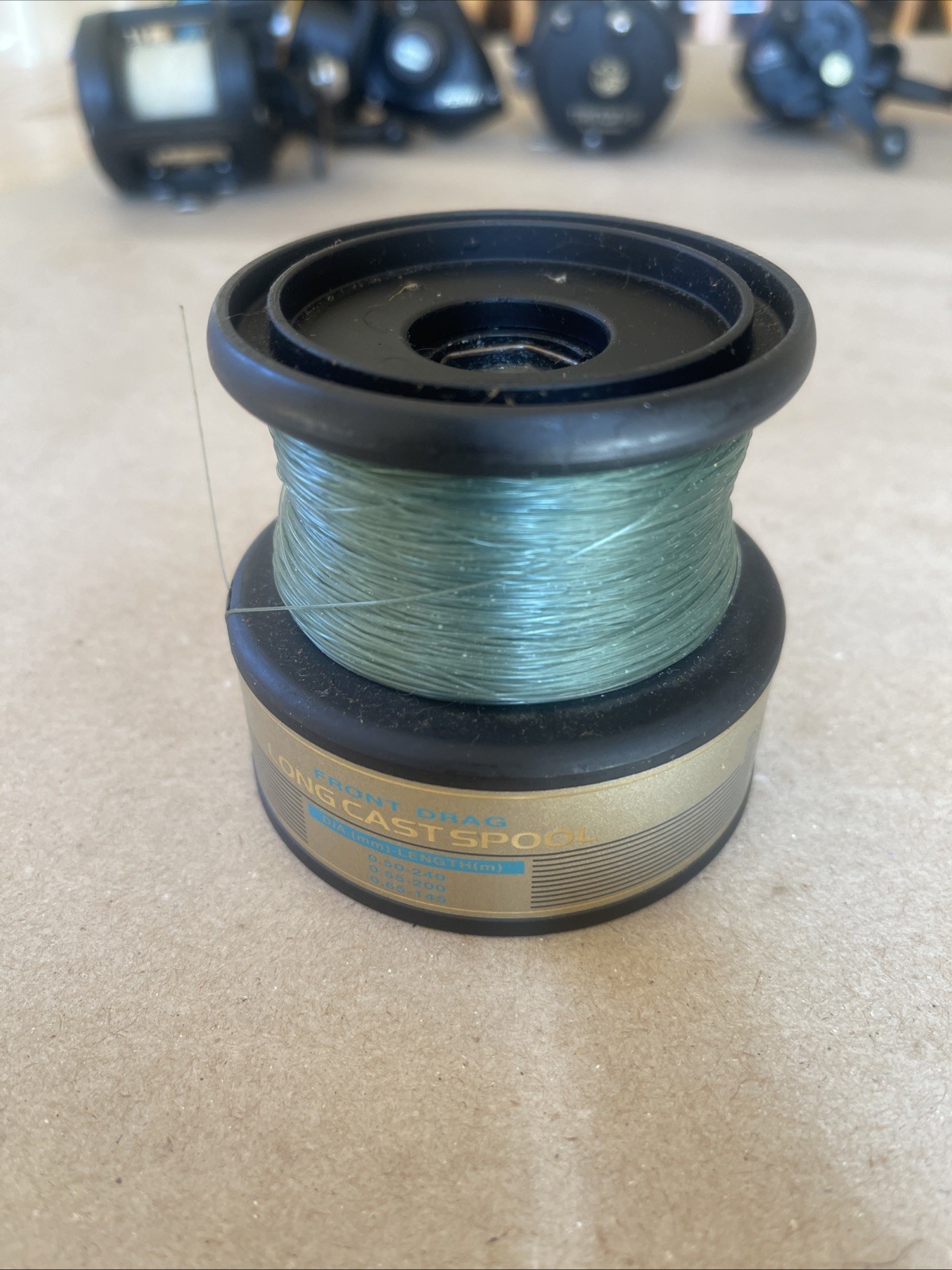DAIWA EL9000X Long Cast SPOOL ONLY *No Reel* Pre strung With Monofilament 30 #