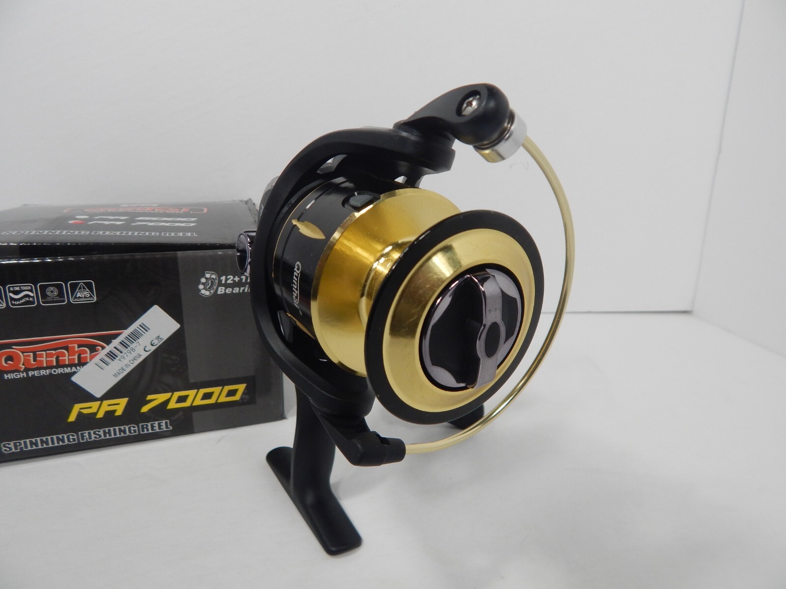 Qunhai PR 7000 Spinning Reel, Drag 22lbs, Ratio 5.1:1, 18lb/180yds. (Open Box)