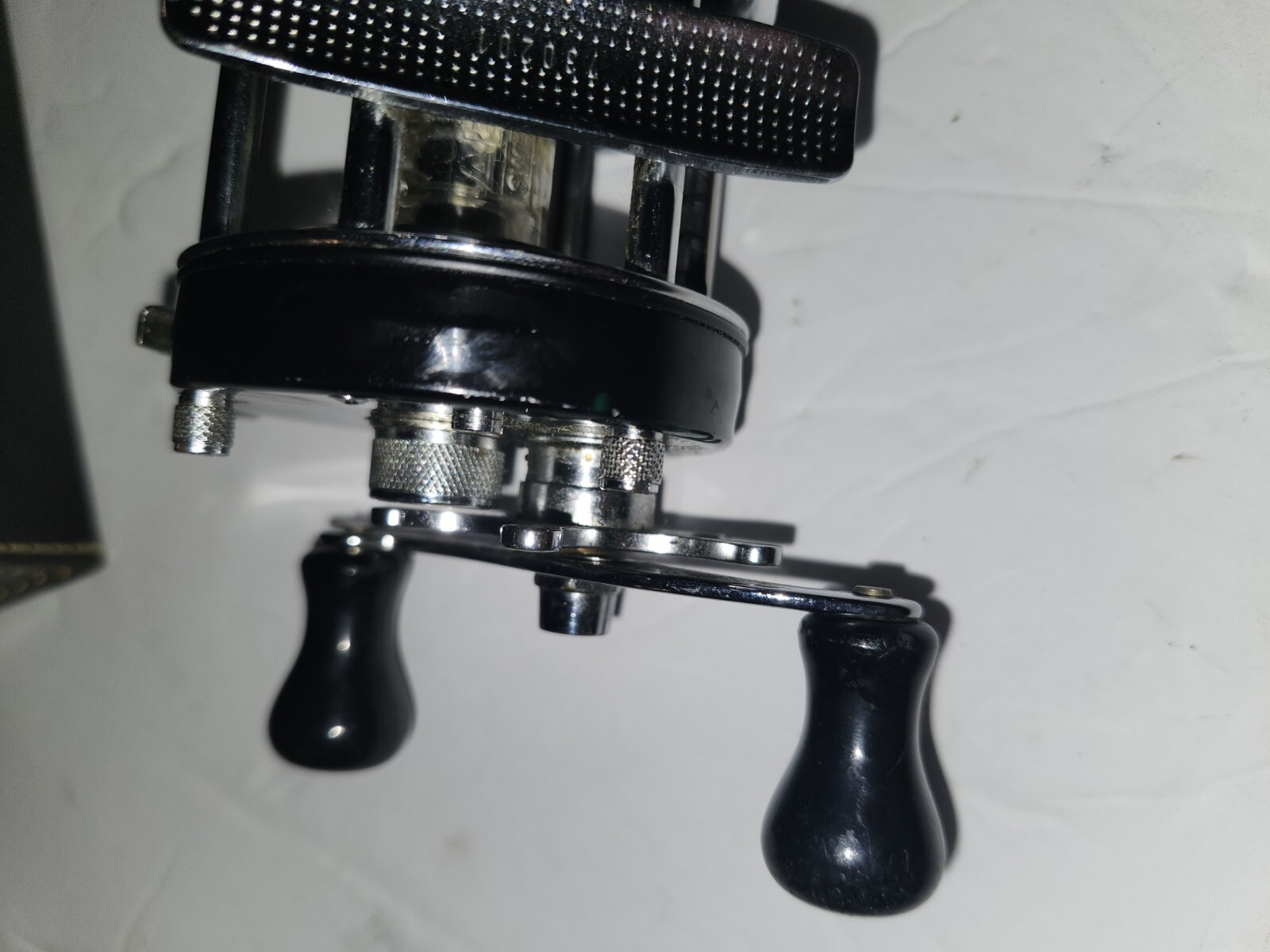 Vintage Abu Garcia AMBASSADEUR Black Left Hand Sweden Power Speed