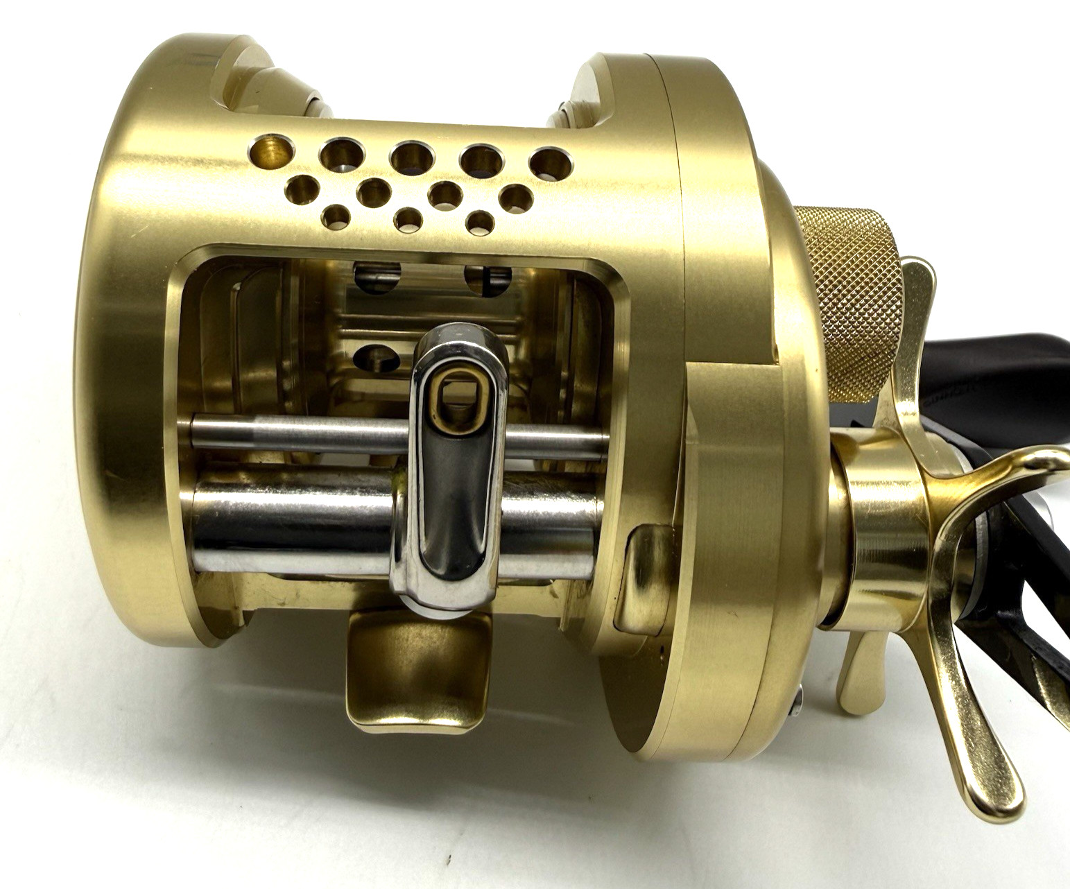 Shimano 00 CALCUTTA CONQUEST 201 Left Bait Casting Reel In Box „Near Mint“ JAPAN