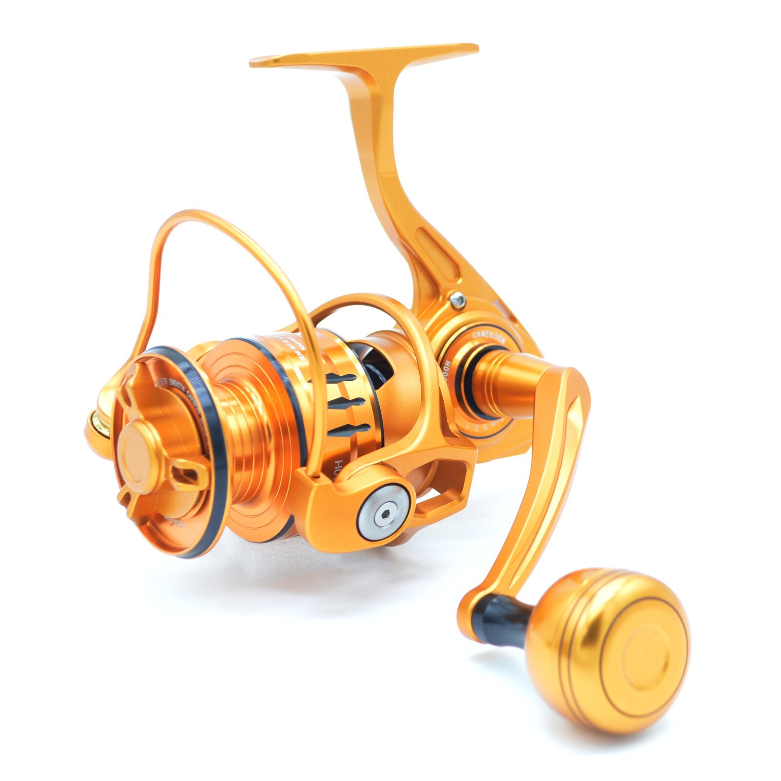 Spinning Fishing Reel with Manually Reset Bail 10+1 BBs Aluminum Frame and Rotor