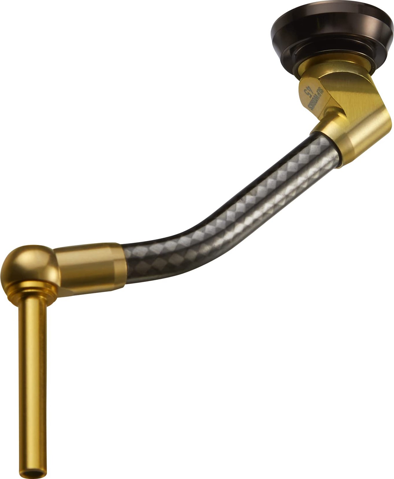 Daiwa SLP Works (Daiwa SLP WORKS) 45mm Carbon Light handle gold
