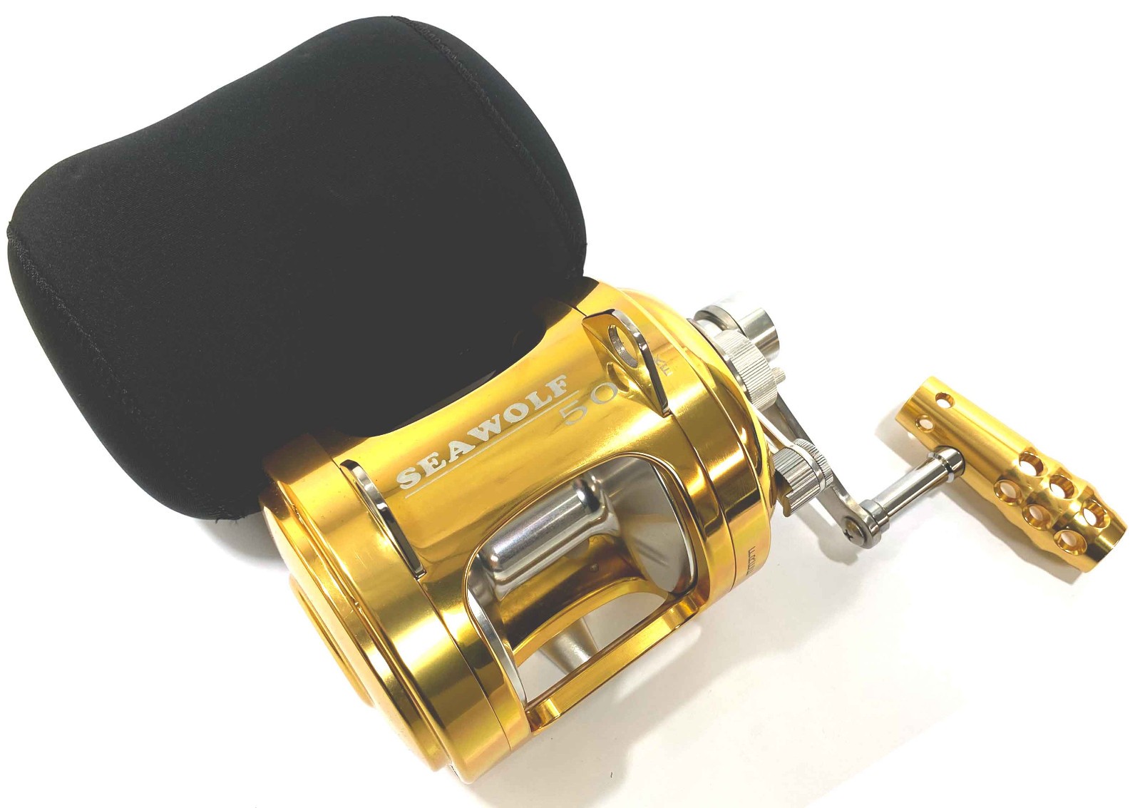 Maxel Offshore Big Game Trolling Reel SW50 Two-Speed Gold