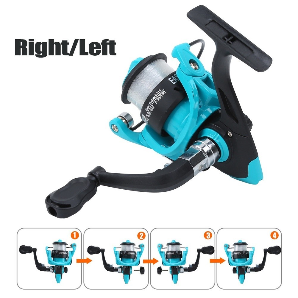 High Efficiency Reel Folding Handle Smooth Bearing Strong Brake System