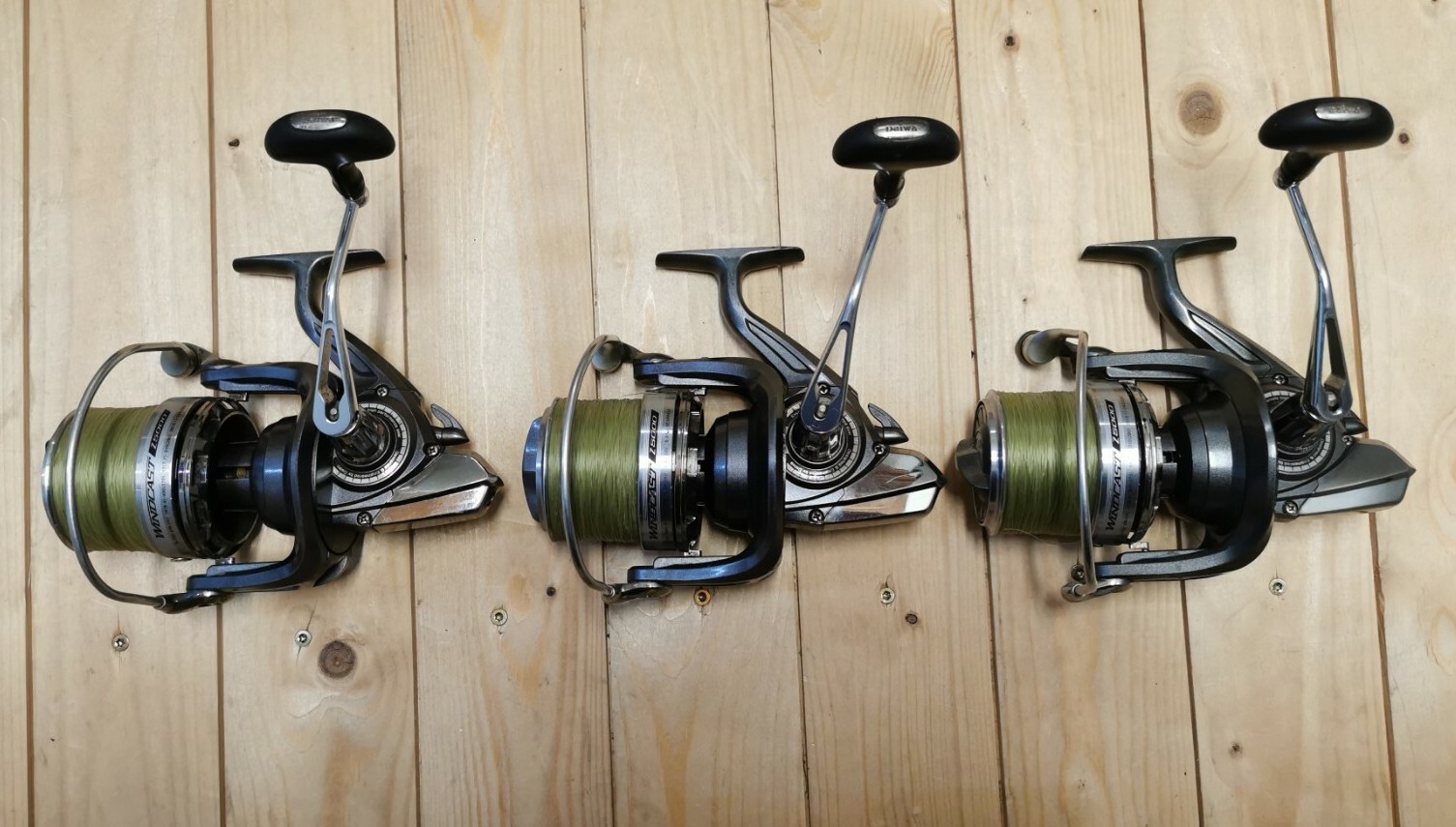 3× Daiwa Windcast Z 5000 Carp Reels Fishing Reels Carp Reels Fishing Tench
