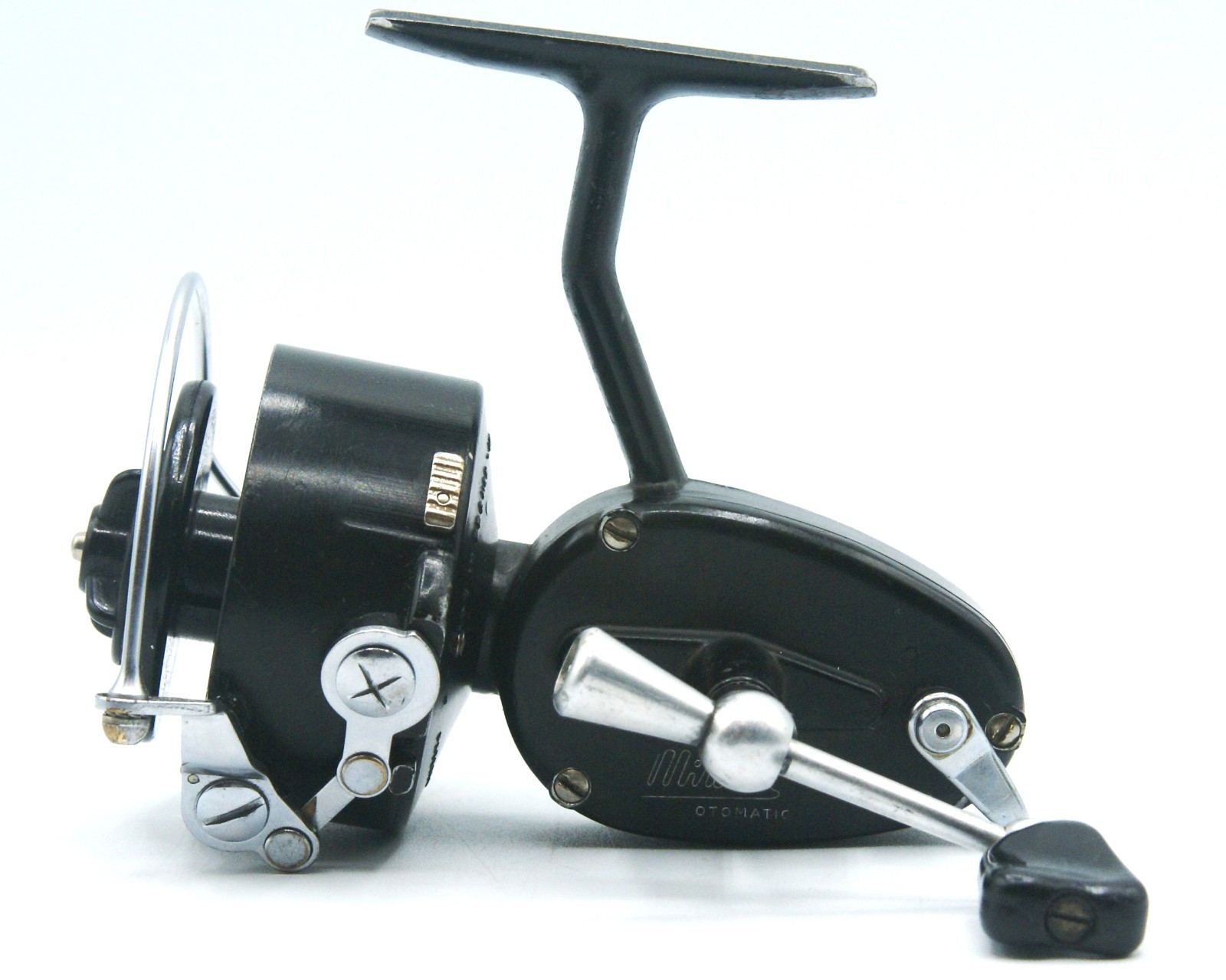 1956 Mitchell 330 Otomatic Spinning Reel with fourth bail configuration