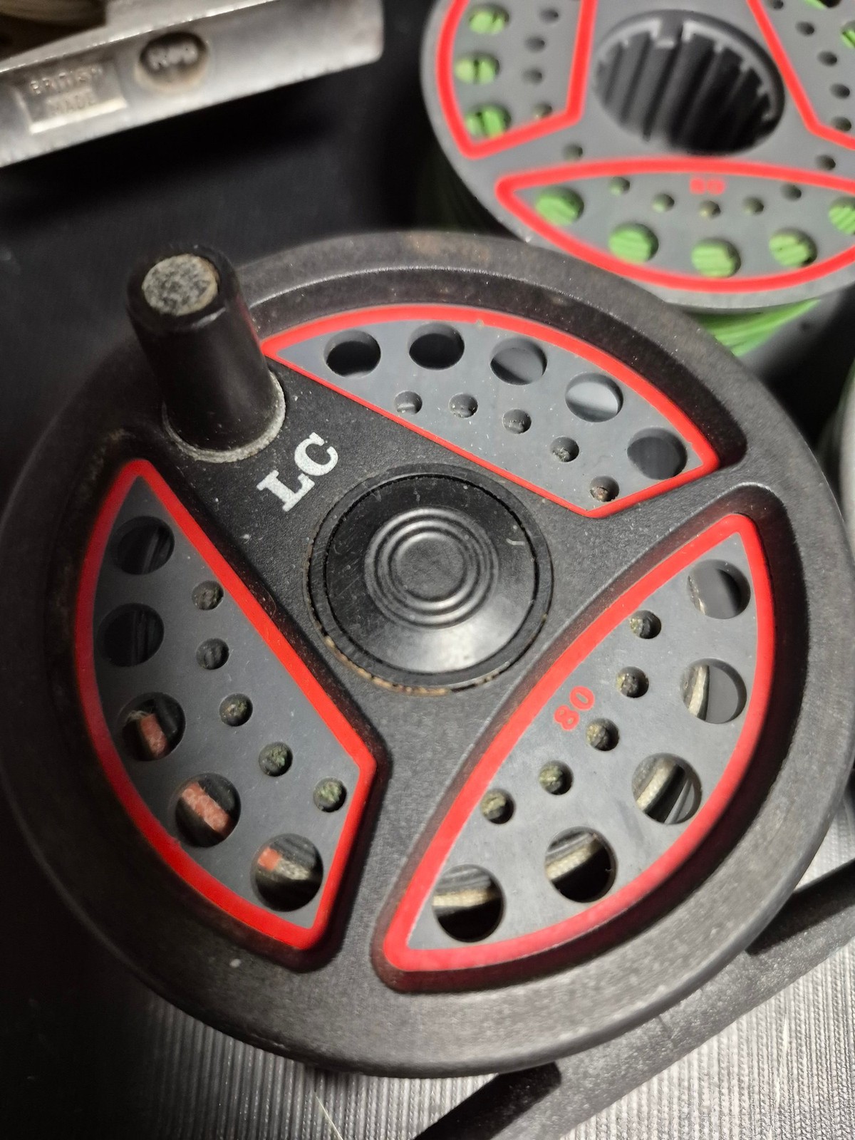 Assorted Fly Fishing Reels and Cases RimFly LC British Made
