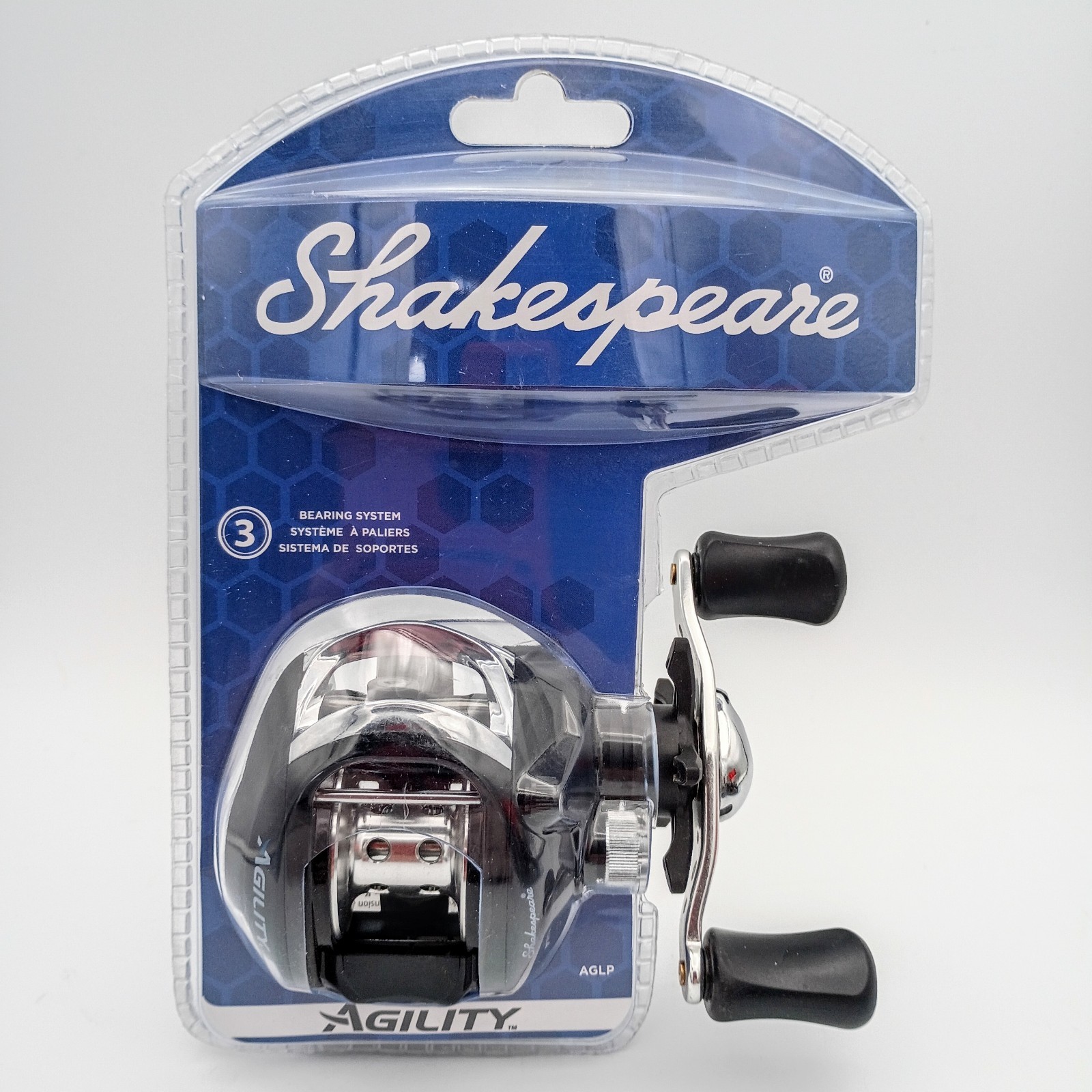 New Shakespeare Agility AGLPB Baitcast Reel 3BB 6.2:1 Line 10-160 12-130 14-110