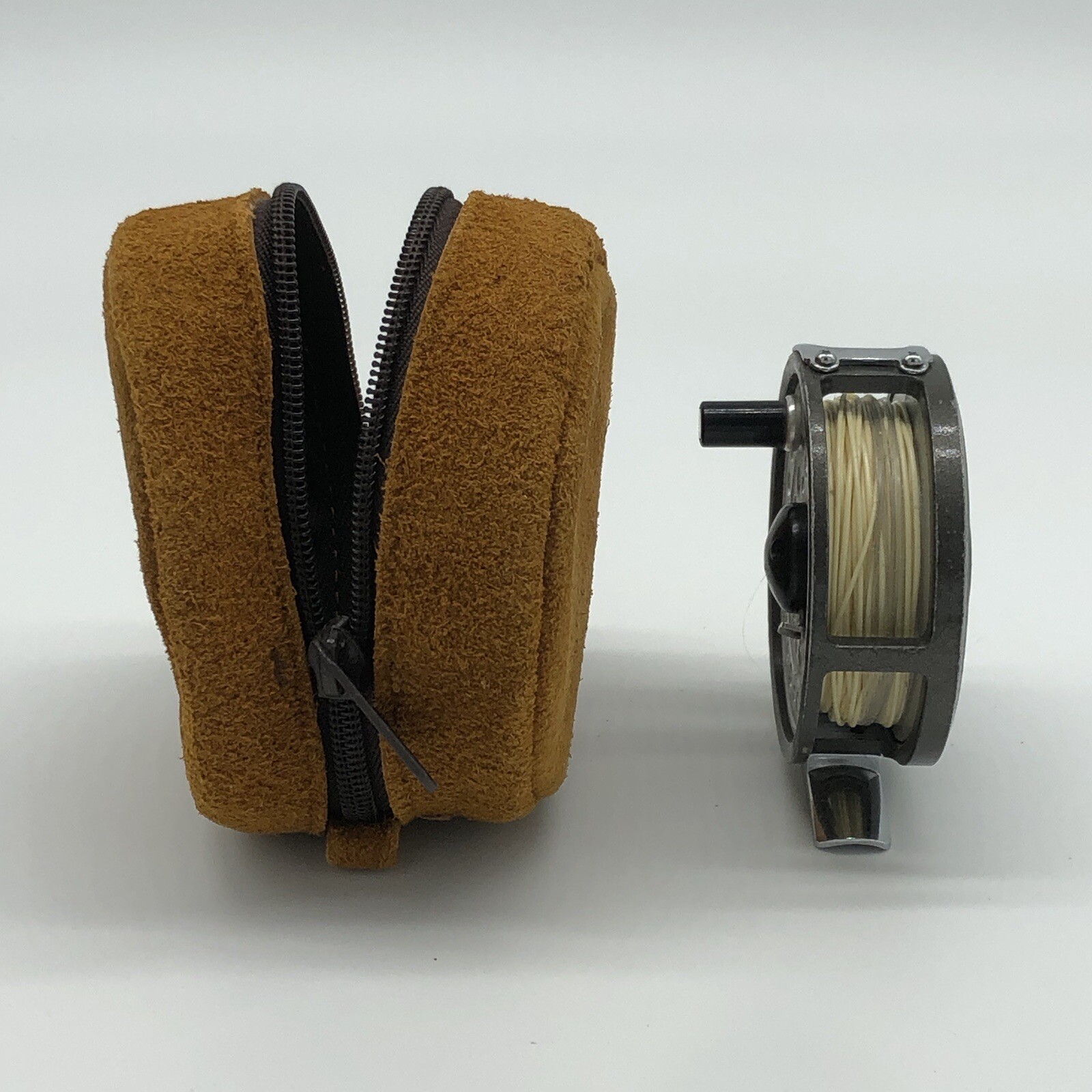 RARE COATAC Beaulite 2807 Fly Fishing Reel With Line And Case