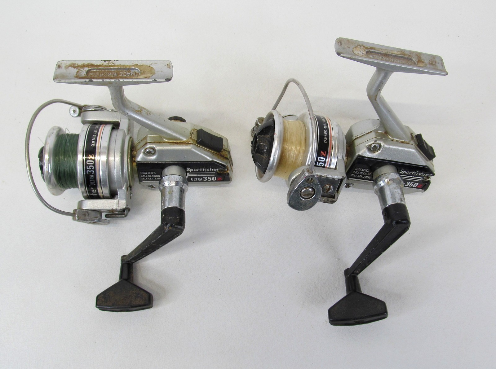 Lot of 2 Vintage Sportfisher Ultra 350Z Fishing Reels | FOR PARTS – RESTORATION