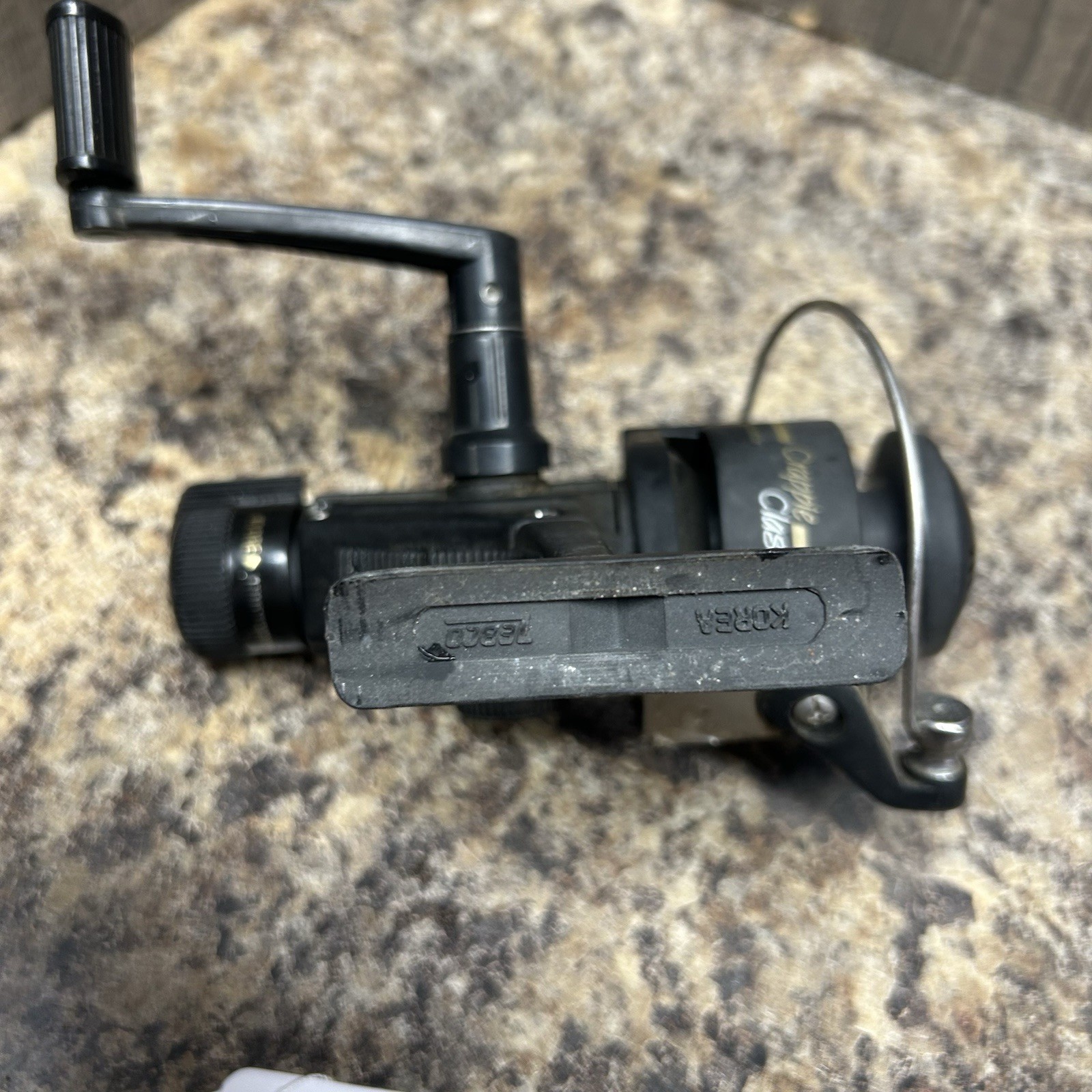 Zebco Crappie Classic Depth Spinning fishing reel Vintage Rear Drag