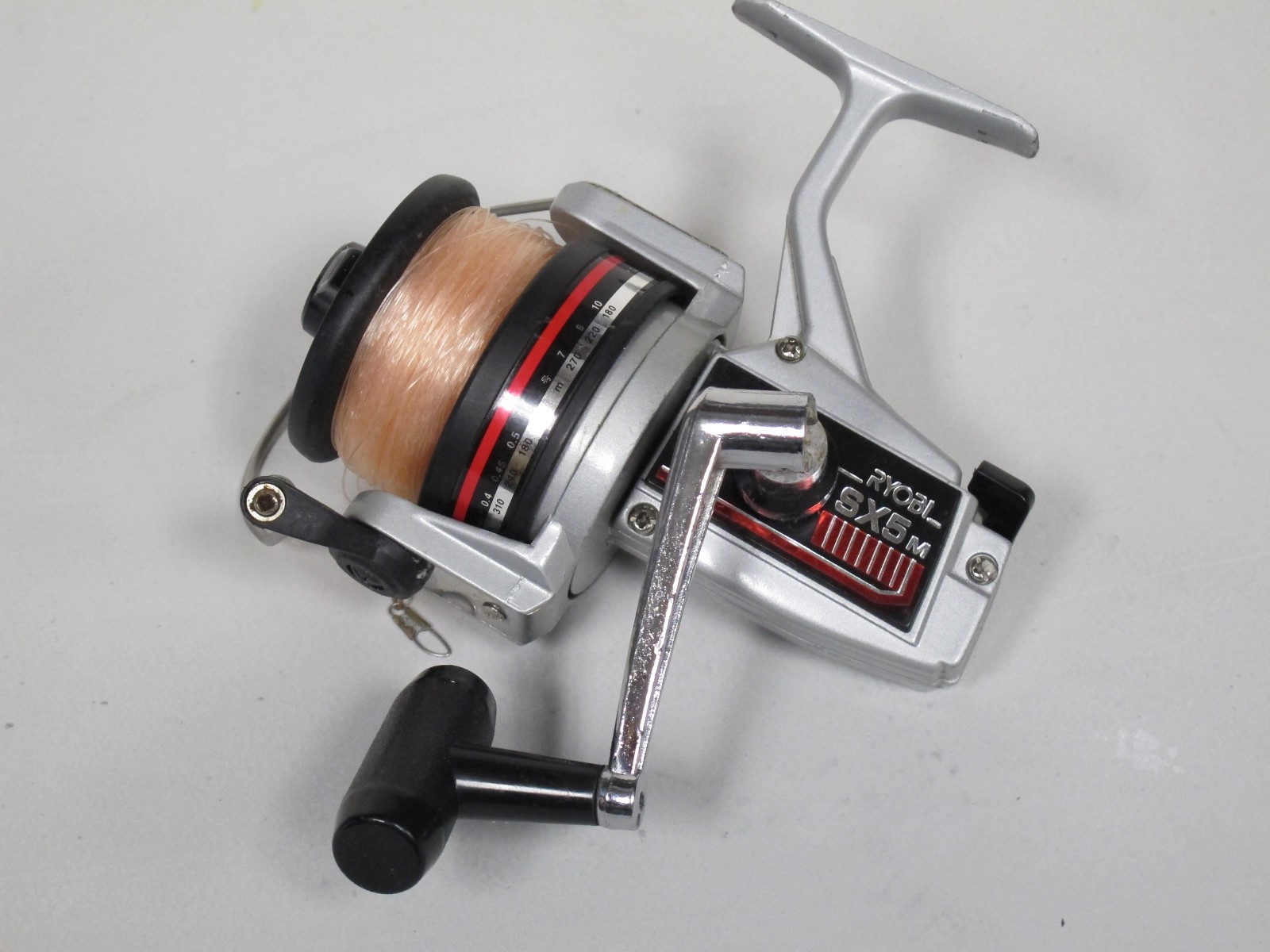 Vintage heavy duty Ryobi SX5M fishing Reel With Box and instructions booklet