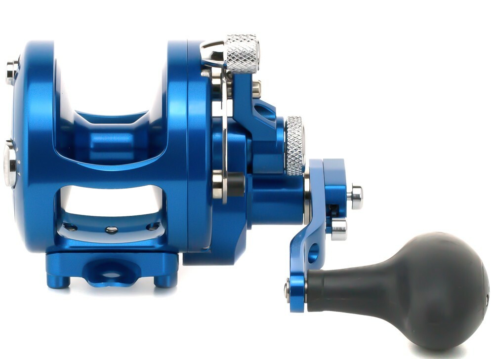 Avet MXJ6/4 MC RAPTOR Two-Speed Lever Drag Reel – BLUE – Right Handed